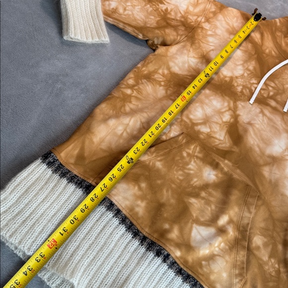 NWOT 3.1 Phillip Lim Mohair-Trim Tie-Dye Hoodie Size Medium - Picture 15 of 17